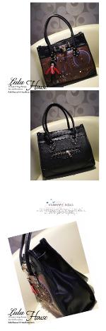 หมดค่ะ กระเป๋าแฟชั่นLuluhouse รุ่นL108-01BLรุ่นนี้เก๋จริงๆไม่เหมือนใคร รับประกันของแท้100% 